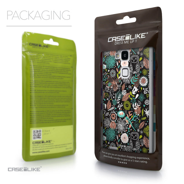 Packaging - CASEiLIKE Huawei Ascend Mate 7 back cover Spring Forest Black 2244
