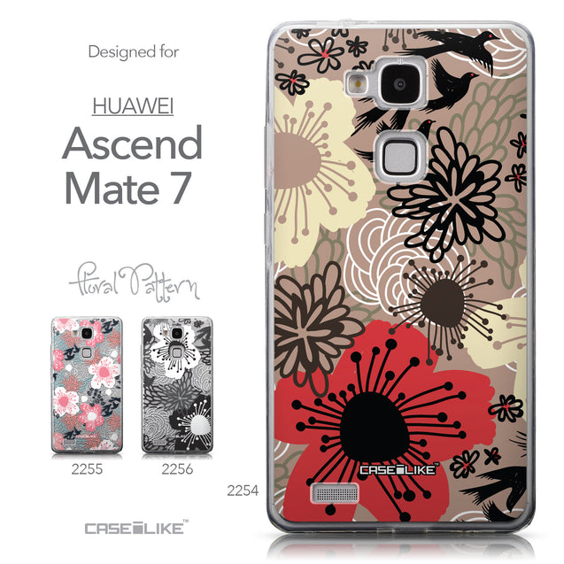 Collection - CASEiLIKE Huawei Ascend Mate 7 back cover Japanese Floral 2254