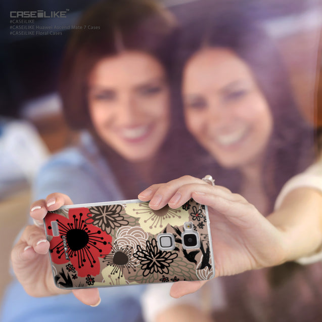 Share - CASEiLIKE Huawei Ascend Mate 7 back cover Japanese Floral 2254