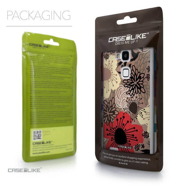 Packaging - CASEiLIKE Huawei Ascend Mate 7 back cover Japanese Floral 2254