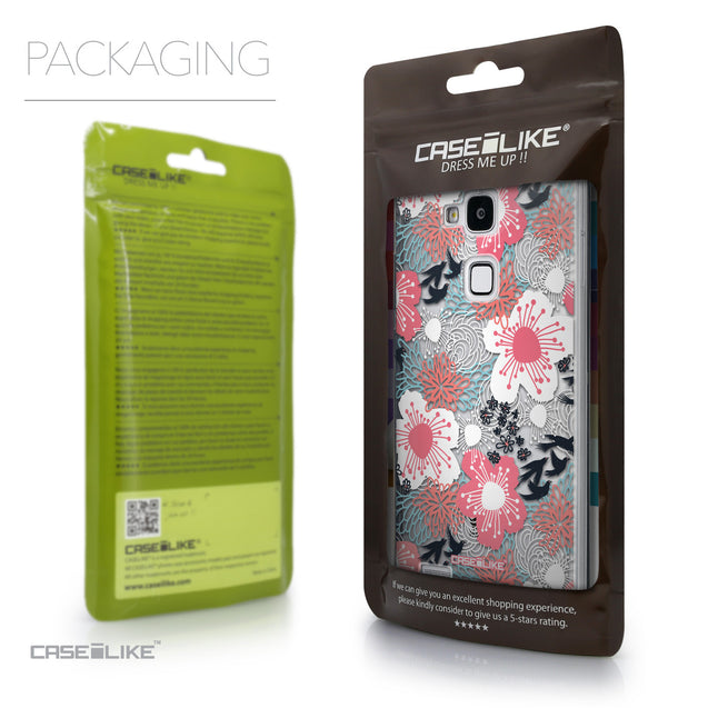 Packaging - CASEiLIKE Huawei Ascend Mate 7 back cover Japanese Floral 2255