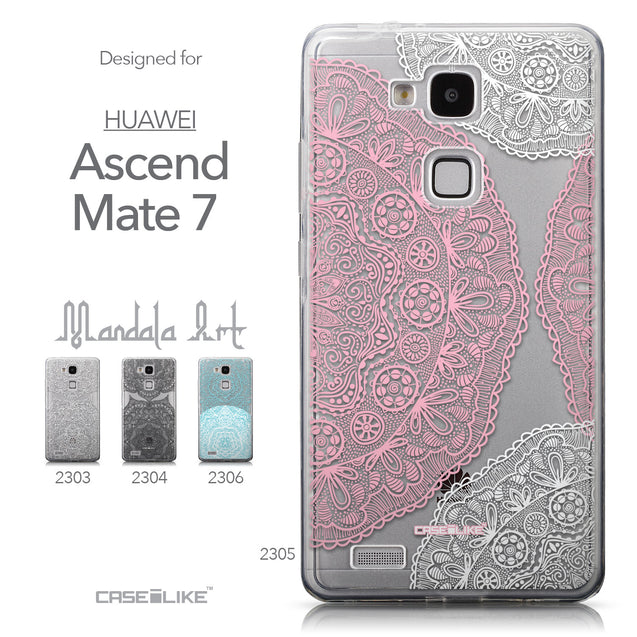 Collection - CASEiLIKE Huawei Ascend Mate 7 back cover Mandala Art 2305
