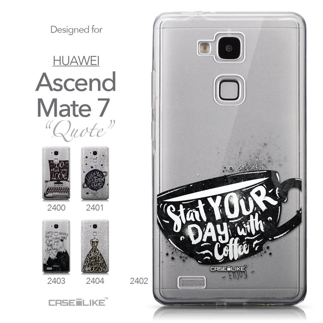 Collection - CASEiLIKE Huawei Ascend Mate 7 back cover Quote 2402