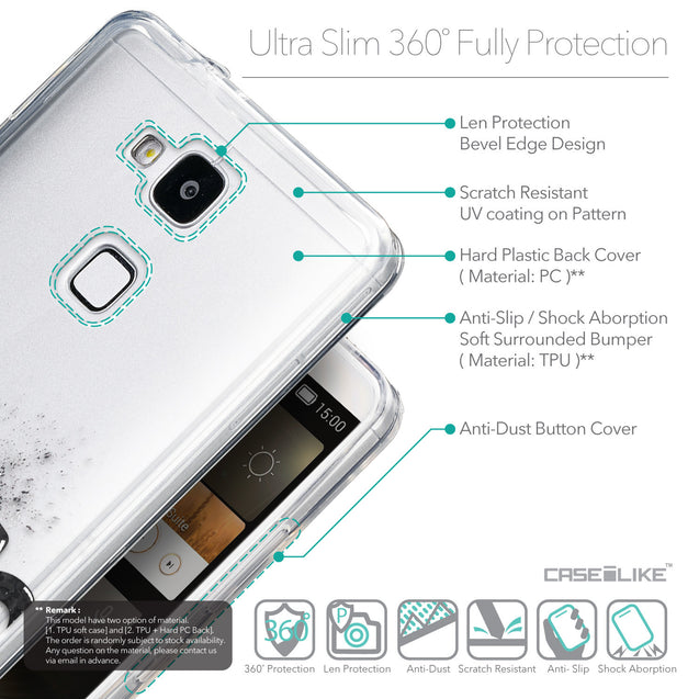 Details in English - CASEiLIKE Huawei Ascend Mate 7 back cover Quote 2402