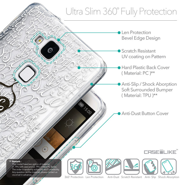 Details in English - CASEiLIKE Huawei Ascend Mate 7 back cover Indian Tribal Theme Pattern 2053