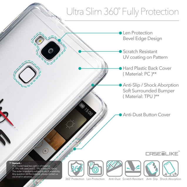 Details in English - CASEiLIKE Huawei Ascend Mate 7 back cover Quote 2405