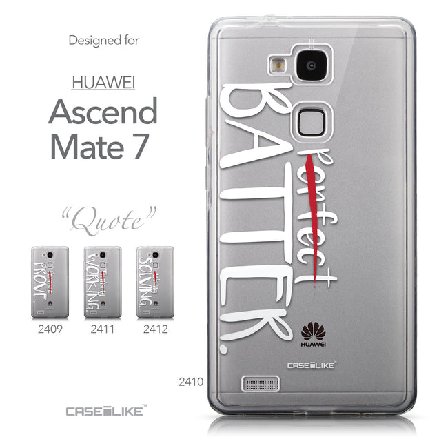 Collection - CASEiLIKE Huawei Ascend Mate 7 back cover Quote 2410
