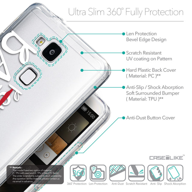 Details in English - CASEiLIKE Huawei Ascend Mate 7 back cover Quote 2410