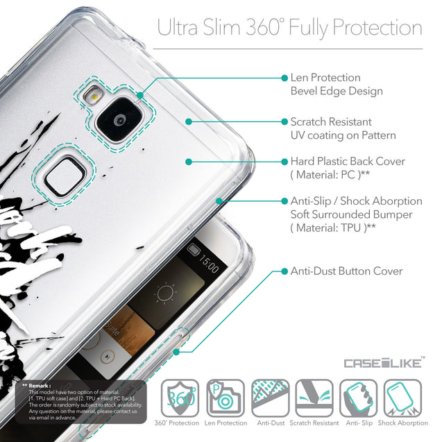 Details in English - CASEiLIKE Huawei Ascend Mate 7 back cover Quote 2414
