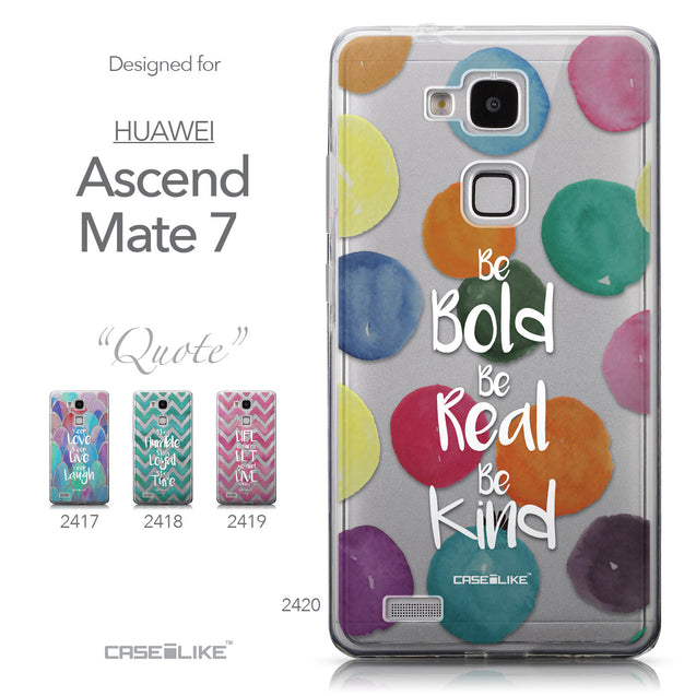 Collection - CASEiLIKE Huawei Ascend Mate 7 back cover Quote 2420