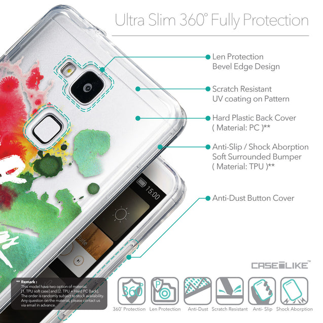 Details in English - CASEiLIKE Huawei Ascend Mate 7 back cover Quote 2424