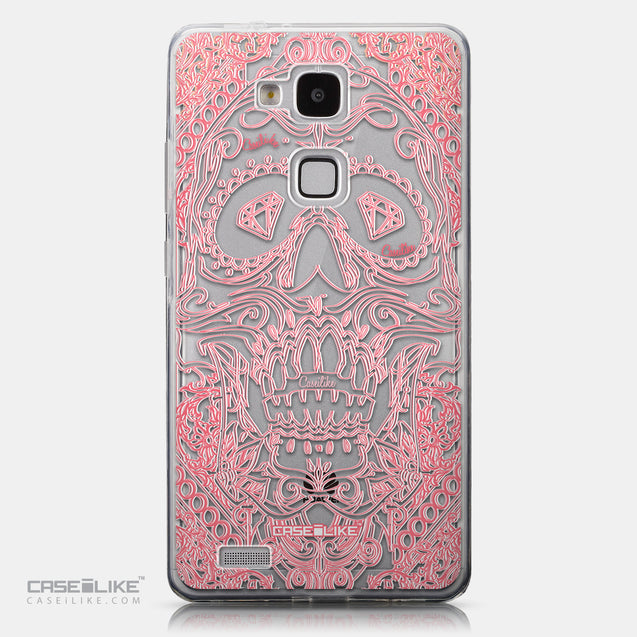 CASEiLIKE Huawei Ascend Mate 7 back cover Art of Skull 2525