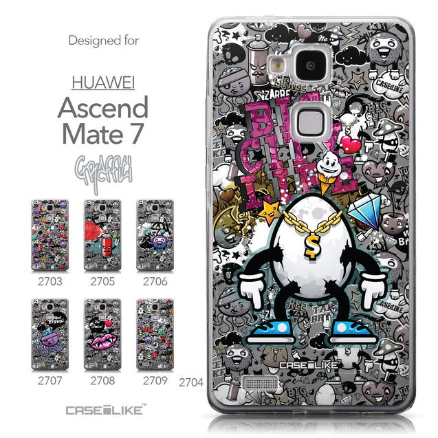 Collection - CASEiLIKE Huawei Ascend Mate 7 back cover Graffiti 2704