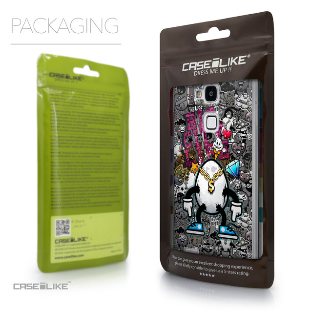 Packaging - CASEiLIKE Huawei Ascend Mate 7 back cover Graffiti 2704