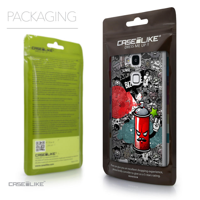 Packaging - CASEiLIKE Huawei Ascend Mate 7 back cover Graffiti 2705