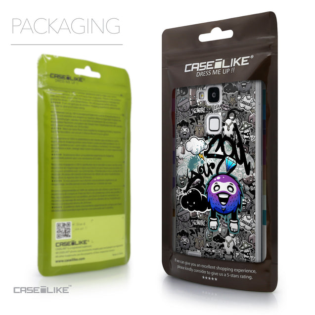 Packaging - CASEiLIKE Huawei Ascend Mate 7 back cover Graffiti 2706