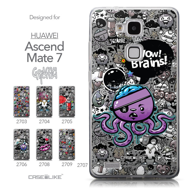 Collection - CASEiLIKE Huawei Ascend Mate 7 back cover Graffiti 2707