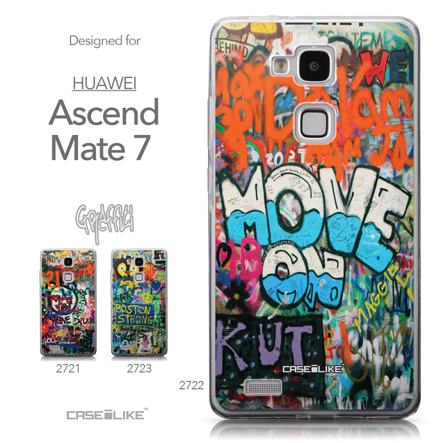 Collection - CASEiLIKE Huawei Ascend Mate 7 back cover Graffiti 2722