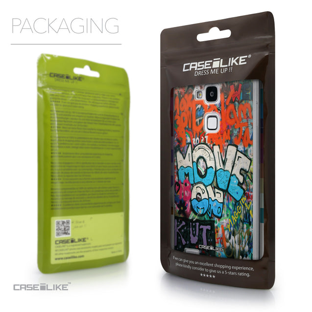 Packaging - CASEiLIKE Huawei Ascend Mate 7 back cover Graffiti 2722