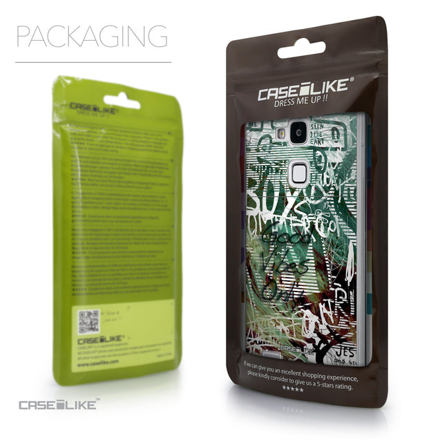 Packaging - CASEiLIKE Huawei Ascend Mate 7 back cover Graffiti 2728
