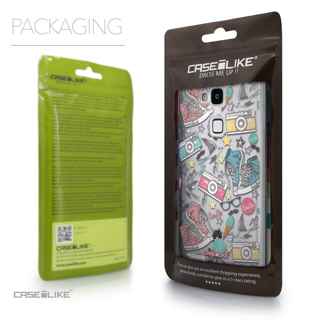 Packaging - CASEiLIKE Huawei Ascend Mate 7 back cover Paris Holiday 3906