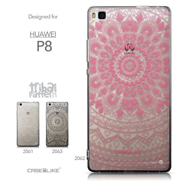 Collection - CASEiLIKE Huawei P8 back cover Indian Line Art 2062
