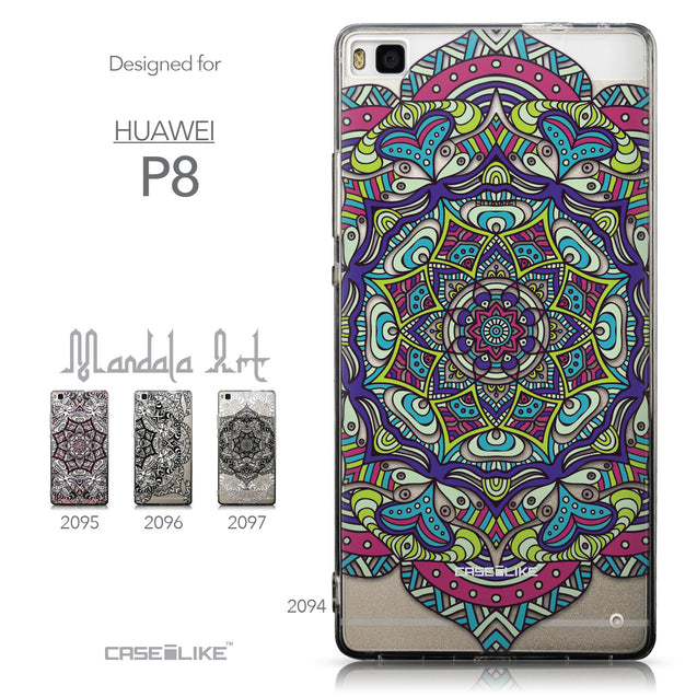 Collection - CASEiLIKE Huawei P8 back cover Mandala Art 2094