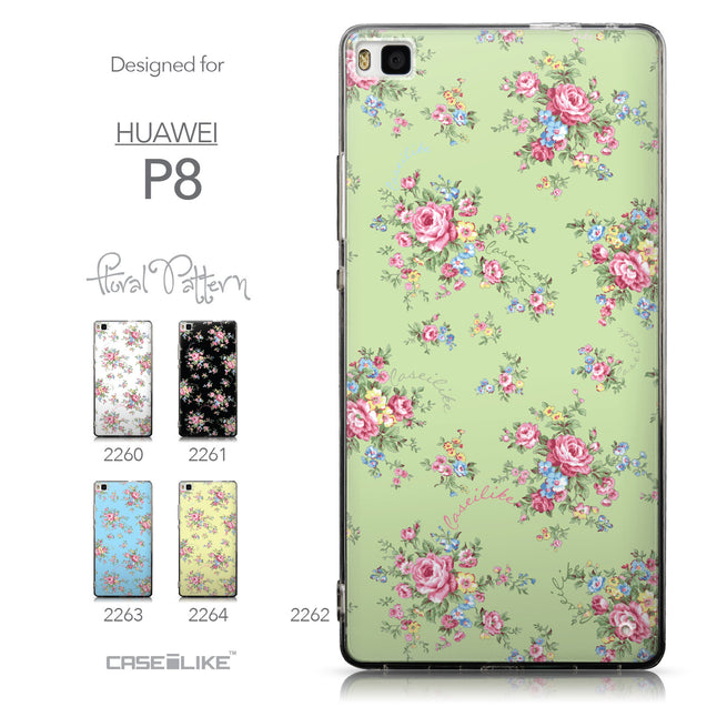 Collection - CASEiLIKE Huawei P8 back cover Floral Rose Classic 2262