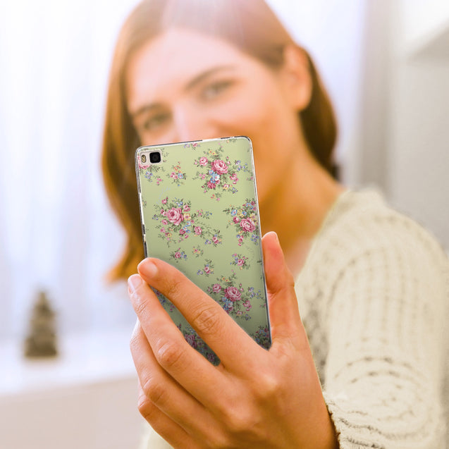 Share - CASEiLIKE Huawei P8 back cover Floral Rose Classic 2262