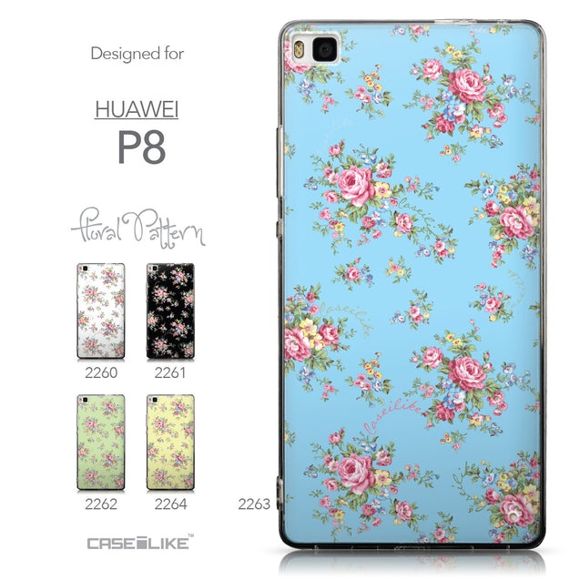Collection - CASEiLIKE Huawei P8 back cover Floral Rose Classic 2263