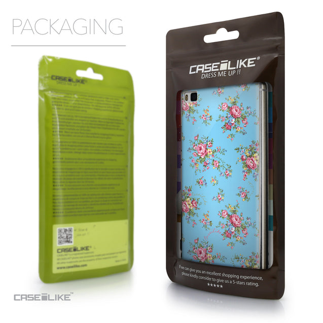 Packaging - CASEiLIKE Huawei P8 back cover Floral Rose Classic 2263