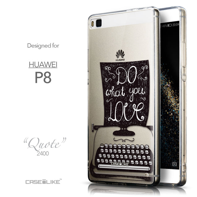 Front & Side View - CASEiLIKE Huawei P8 back cover Quote 2400