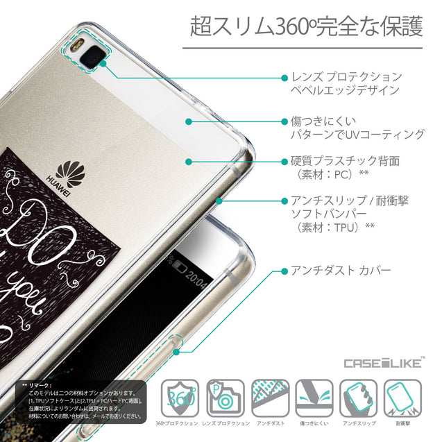 Details in Japanese - CASEiLIKE Huawei P8 back cover Quote 2400