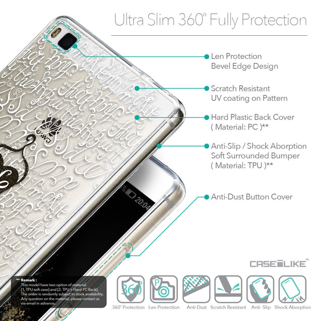 Details in English - CASEiLIKE Huawei P8 back cover Indian Tribal Theme Pattern 2053