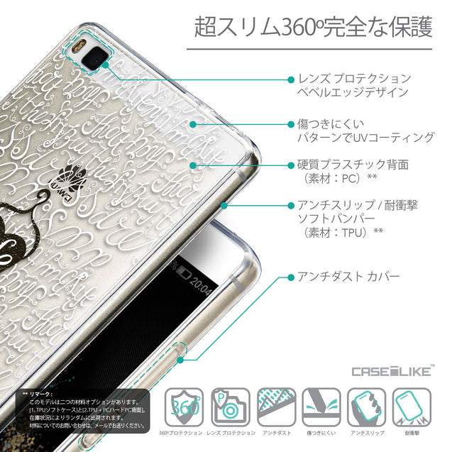 Details in Japanese - CASEiLIKE Huawei P8 back cover Indian Tribal Theme Pattern 2053