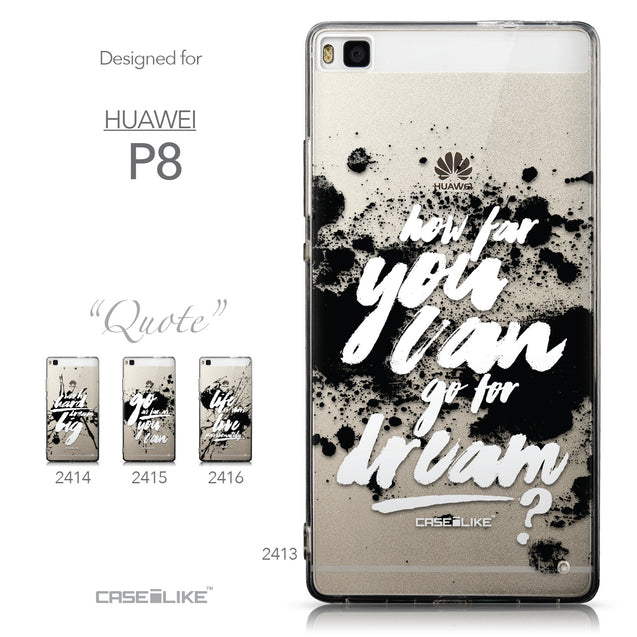 Collection - CASEiLIKE Huawei P8 back cover Quote 2413