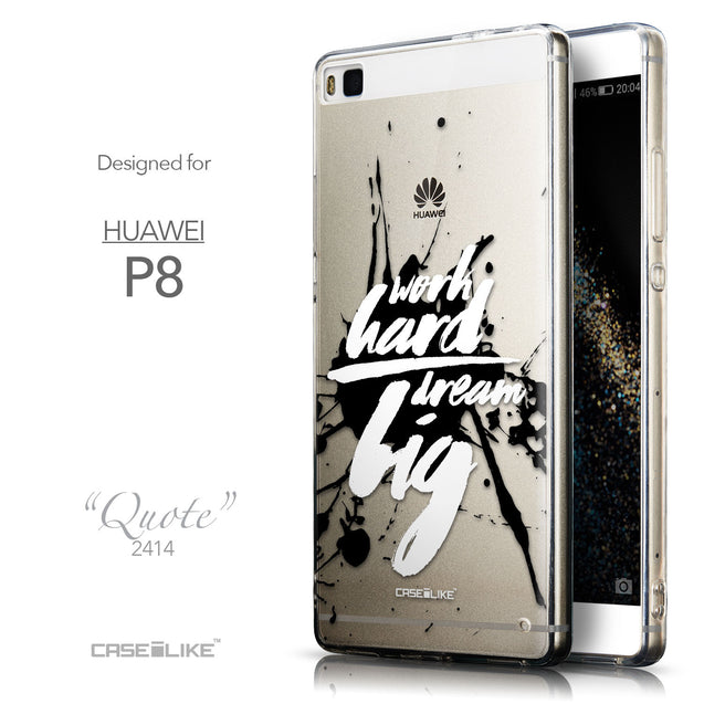 Front & Side View - CASEiLIKE Huawei P8 back cover Quote 2414