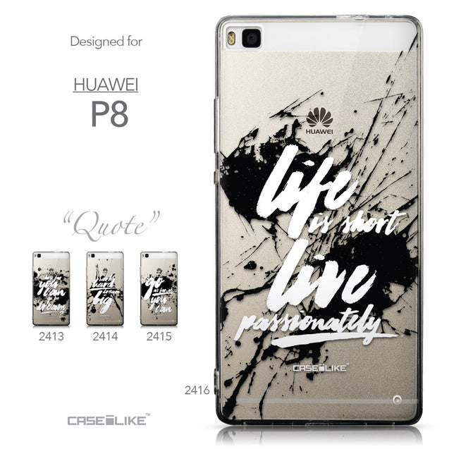 Collection - CASEiLIKE Huawei P8 back cover Quote 2416