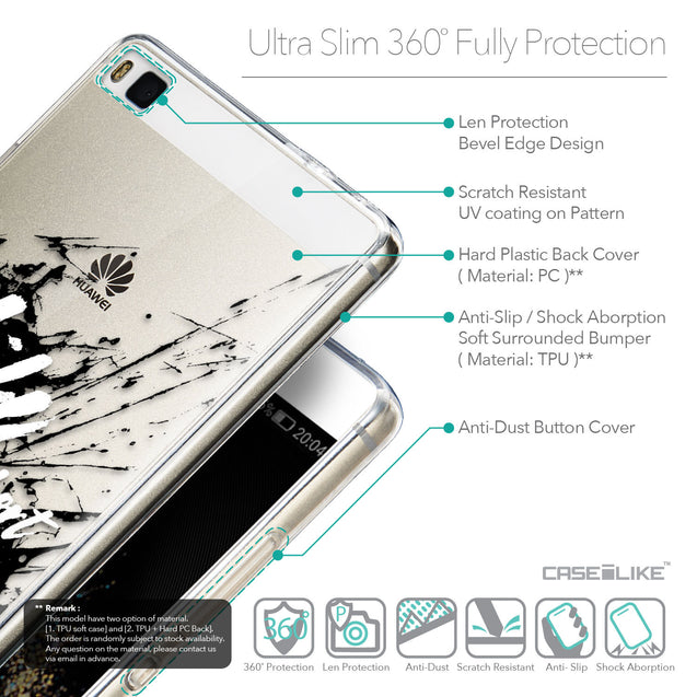 Details in English - CASEiLIKE Huawei P8 back cover Quote 2416