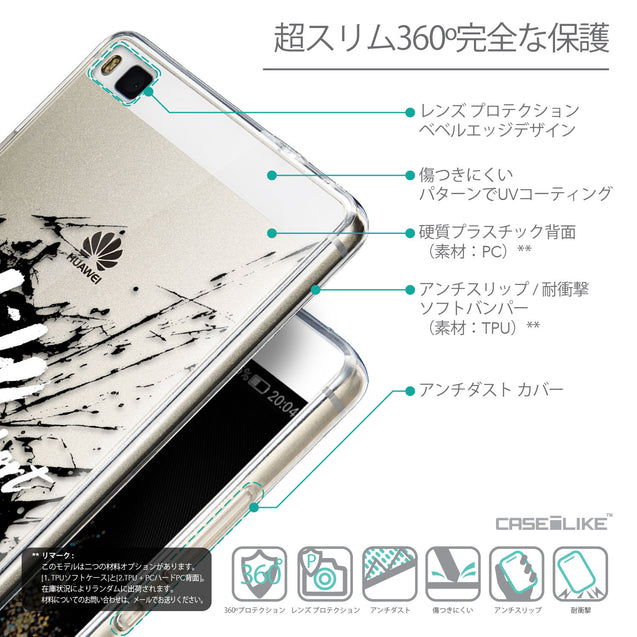 Details in Japanese - CASEiLIKE Huawei P8 back cover Quote 2416