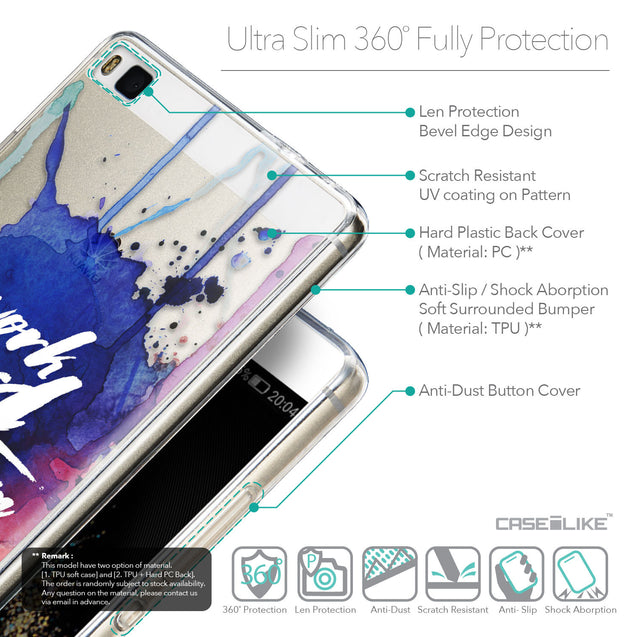 Details in English - CASEiLIKE Huawei P8 back cover Quote 2422