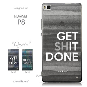 Collection - CASEiLIKE Huawei P8 back cover Quote 2429