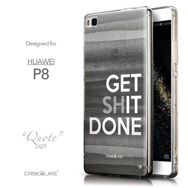 Front & Side View - CASEiLIKE Huawei P8 back cover Quote 2429
