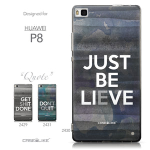 Collection - CASEiLIKE Huawei P8 back cover Quote 2430