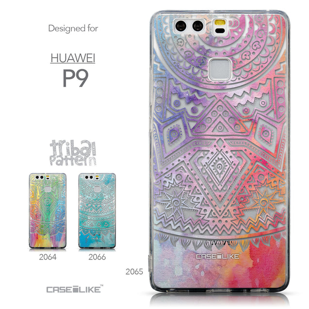 Collection - CASEiLIKE Huawei P9 back cover Indian Line Art 2065