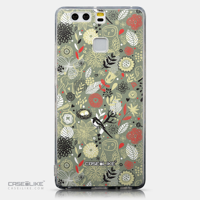 CASEiLIKE Huawei P9 back cover Spring Forest Gray 2243