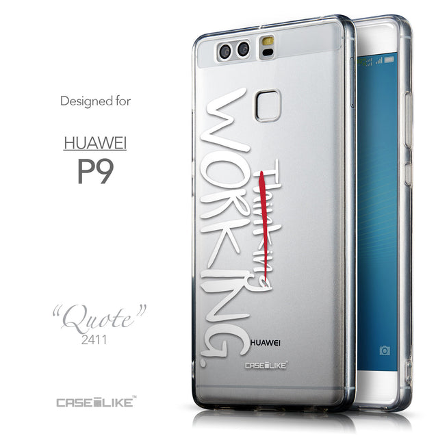 Front & Side View - CASEiLIKE Huawei P9 back cover Quote 2411