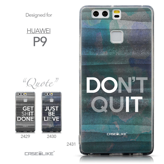Collection - CASEiLIKE Huawei P9 back cover Quote 2431