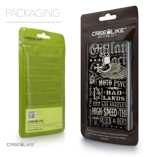 Packaging - CASEiLIKE Huawei P9 back cover Art of Skull 2531