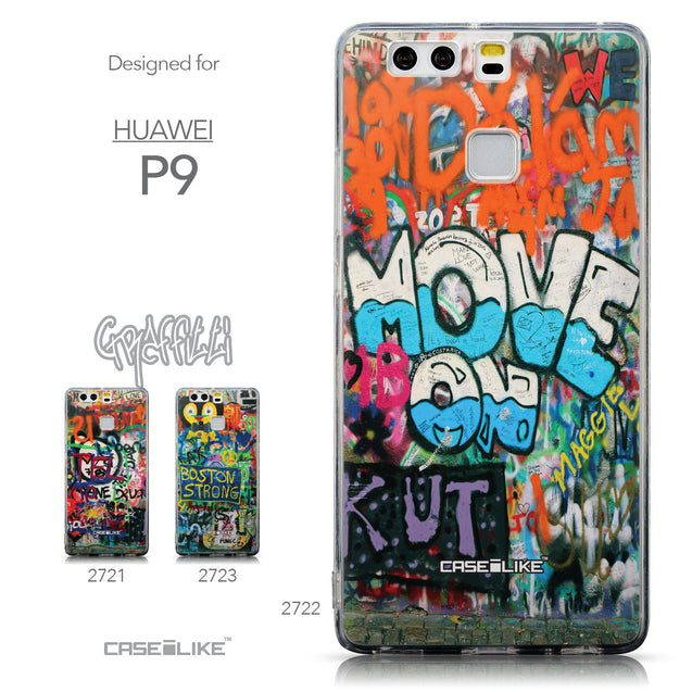 Collection - CASEiLIKE Huawei P9 back cover Graffiti 2722